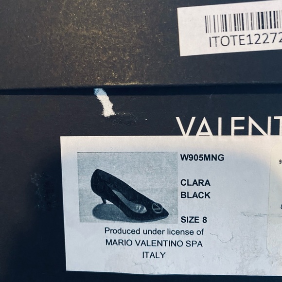 Brand NEW beautiful black Valentino heels. Size 8 purchased from Saks Fifth Ave - Picture 13 of 13